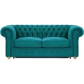 Wintech Chesterfield Max Borneo – Canapé deux places convertible-Velluto 36-like oak