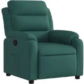 Syfax Fauteuil inclinable Vert foncé Tissu