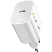 Mayaxess Mayaxess, chargeur secteur USB-C avec Power Delivery 20W, blanc