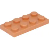 LEGO 100 pièces 3020 Plaques 2x4 Part Basic 100 Nougat