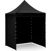 AGA Stand de fête pliant 2x3m Noir