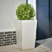 Prolenta Maison Exclusive - Bac à plantes 45x45x75 cm en acier inoxydable