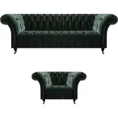 Xl Moebel Gmbh Noir Meuble rembourré Salon Canapé trois places Nouveau fauteuil