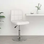 Prolenta Maison Exclusive - Tabouret de bar en similicuir blanc