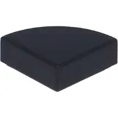 LEGO 1x1 carreaux coin rond 25269 - 100 pièces noir