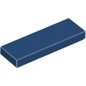 LEGO 1x3 carreaux 63864 - 250 pièces bleu foncé