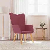 Prolenta Maison Exclusive - Fauteuil relax tissu bordeaux
