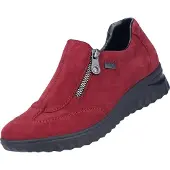 Rieker TEX Damen Leder Halbschuh Rot