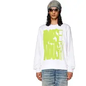 Diesel Ginn K37 Sweatshirt Blanc S Homme
