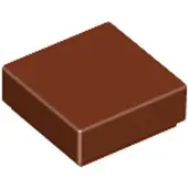LEGO 1x1 carreaux 3070 - 250 pièces rouge-brun