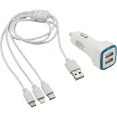 Compass Nabíjeka telefonu USB 3in1 (micro USB, iPhone, USB C)