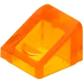 LEGO : 100x briques inclinées/slope en orange transparent