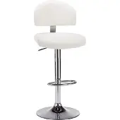 Prolenta Maison Exclusive - Tabouret de bar en similicuir blanc