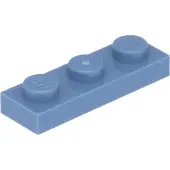 LEGO 1x3 Board 3623 - 250 pièces Bleu sable