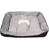 Merco Lit confortable pour chien noir, L