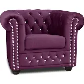 AEA Ensemble De Canapés Chesterfield 2+1 Places Design Nouveau