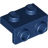 LEGO : 20x Winkelplatte Dunkelblau 1x2 / 1x2