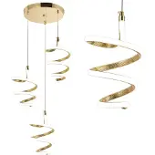 Toolight Suspension Led G075-3cpr Gold