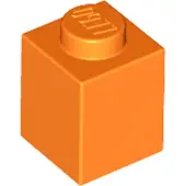 LEGO 250 pièces , pièces n° 3005 en orange (orange)