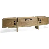 AEA TV Ständer RTV Lowboard Braun Tisch Holz Modern Wohnzimmer Sideboard