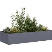 Prolenta Maison Exclusive - Jardinière anthracite 200x80x40 cm en acier
