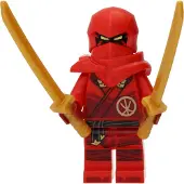LEGO Ninjago : Kai avec 2 katanas dorés