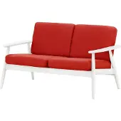 Wintech Canapé de jardin deux places Demure Aqua-Kanaria 7011-8035 white