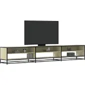 Syfax Meuble TV chêne sonoma 270x40x46 cm bois d'ingénierie
