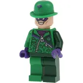 LEGO 1x Minifigure Super Heroes Batman The Riddler fermeture éclair 76012 sh0088