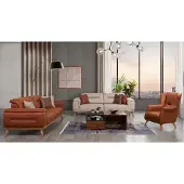 AEA Salon Designer Sièges Canapé 3 places Fauteuil rembourré 3pcs