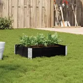 Prolenta Maison Exclusive - Jardinière noir 80x60 cm bois massif de pin