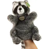 Rappa Marionnette à main en peluche raton laveur 28 cm Eco-f.