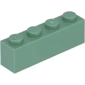 LEGO 250 pièces 3010 Brick 1x4 Part Basic briques 250 vert sable