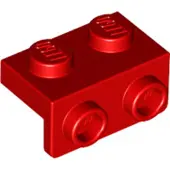 LEGO : 20x Winkelplatte Rot 1x2 / 1x2