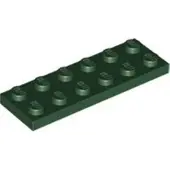 LEGO 2x6 plaque 3795 - 10 pièces vert foncé