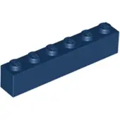 LEGO 10 pièces 3009 Brick 1x6 Part Basic briques 10 bleu foncé