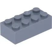 LEGO 100 x briques 2 x 4, gris foncé
