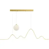 Toolight Lampe Suspendue LHJ034-CP Gold, Brushed Gold