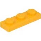 LEGO 1x3 plaque 3623 - 50 pièces orange clair