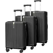 Sonstiges Bagage à main valise rigide polycarbonate 55x37x22cm 41L noir