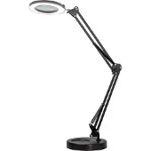 Immax Lampe de bureau LED dimmable avec loupe ZOOM 12W/5V noir