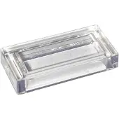 LEGO 1x2 carreaux 3069 - 100 pièces Trans - Transparent