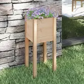 Prolenta Maison Exclusive - Bac à plantes 31x31x70 cm en pin massif