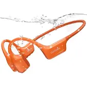 OEM Casque à conduction osseuse, connectivité Bluetooth, conception étanche, ORANGE