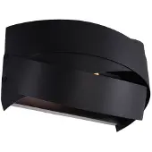 Zumaline Applique murale TORNADO noire 1xE14x40W en métal, dimensions : 15x13x25 cm, IP20,