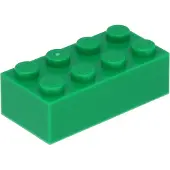 LEGO 100x briques 2x4, vert