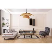 AEA Design Sofagarnitur Couchtisch Sofa 6tlg Wohnzimmer Set Luxus Möbel