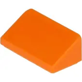 LEGO : 50x Schrägstein / Pente 1x2 30°, Orange