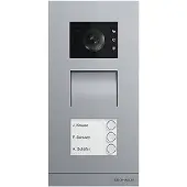 Busch-Jaeger Station extérieure vidéo triple inox Welcome