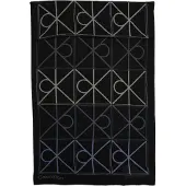Calvin Klein Écharpe écru / bleu violet / noir